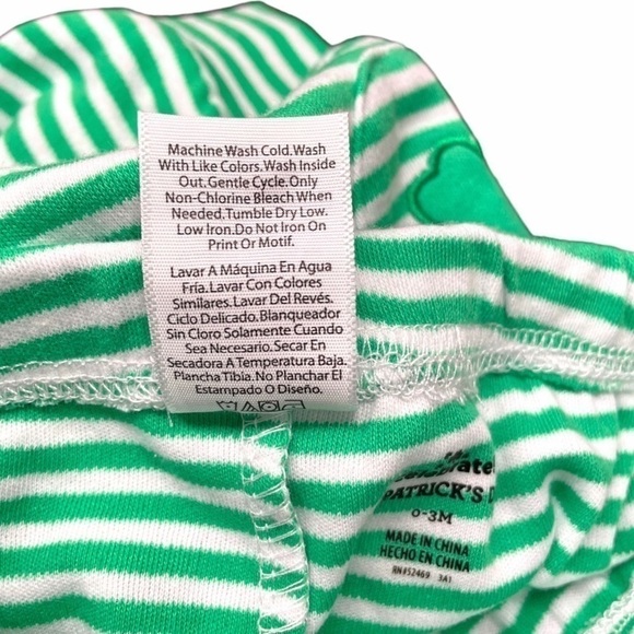 Way to Celebrate NWT Unisex Born to Charm St Patrick’s Day Outfit Size 0-3 Mos - Picture 12 of 15